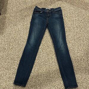 LOFT Dark Indigo Skinny Jeans